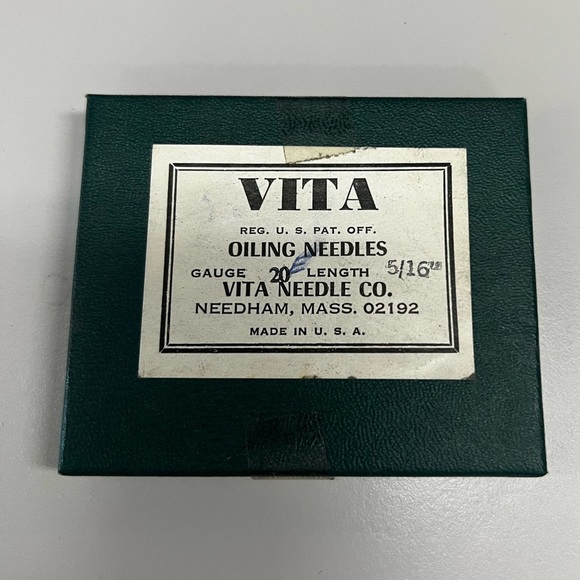 NWT Vita Oiling Needles 20 Gauge 5/16" Length - Vintage - Picture 1 of 3